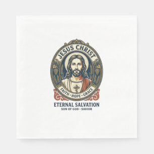Servilleta De Papel Camiseta gráfica de aseo masculino de Jesús Barber
