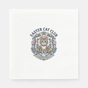 Servilleta De Papel Camiseta gráfica de gato de Pascua - Easter Cat Cl