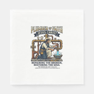 Servilleta De Papel Camiseta Gráfica de Jesús Fontanero Arte Cristiano