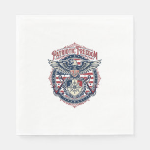 Servilleta De Papel Camiseta gráfica vectorial prep de la costa patrió