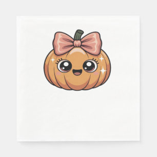 Servilleta De Papel Camiseta holgada de calabaza kawaii