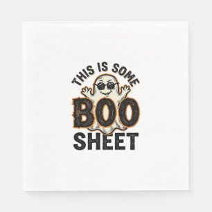 Servilleta De Papel Camiseta Vintage de Halloween de Fantasma Divertid