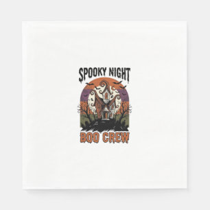Servilleta De Papel Camiseta Vintage de Halloween Noche de Brujas Casa