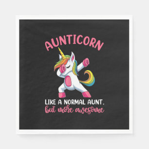 Servilleta De Papel Camisetas de Aunticorn Auntie Unicorn, Camisetas D