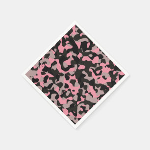Servilleta De Papel Camo rosa