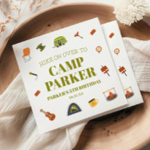 Campamento Camping Camper fiesta de cumpleaños