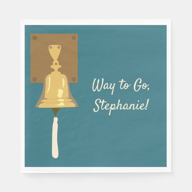 Servilleta De Papel Campana de Cáncer de Sonido, Tratamiento Terminado (Anverso)