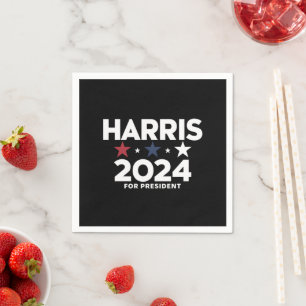 Servilleta De Papel Campaña electoral de Kamala Harris 2024 para presi