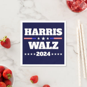 Servilleta De Papel Campaña presidencial estadounidense Kamala Harris 