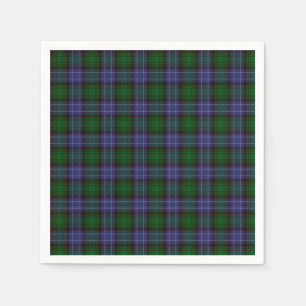 Servilleta De Papel Campbell Tartan Green Plaid