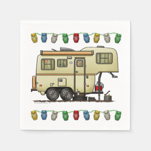 Servilleta De Papel Camper RV feliz Scamp Quinto Wheel