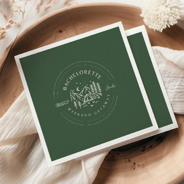 Servilleta De Papel Camping Bachelorette Weekend (Subido por el creador)