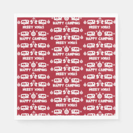 Servilleta De Papel Camping de caravanas felices Navidades