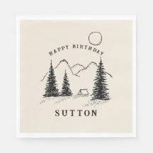 Camping de cumpleaños personalizado