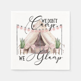 Servilleta De Papel Camping de glamour