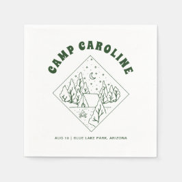 Servilleta De Papel Camping Tema Bachelorette Party