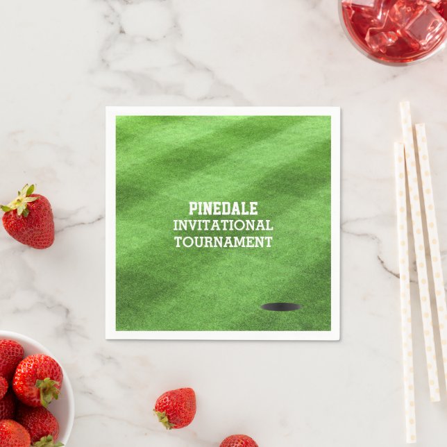 Servilleta De Papel Campo de golf Turf Personalizado (In situ)
