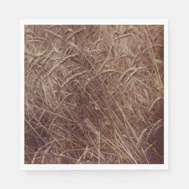 Servilleta De Papel Campo de trigo (por Eugène Atget)