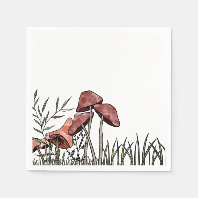 Servilleta De Papel Campo Mushroom (Anverso)