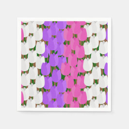 Servilleta De Papel Campo Tulip de primavera