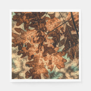 Servilleta De Papel camuflaje Autumaves Naranja Fall Foliage