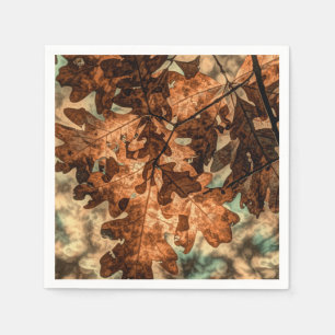 Servilleta De Papel camuflaje Autumaves Naranja Fall Foliage
