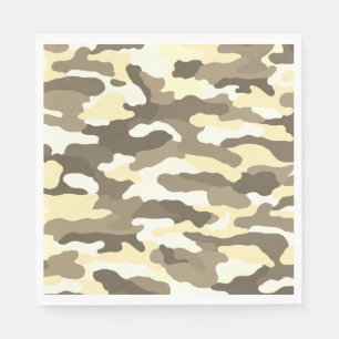 Servilleta De Papel Camuflaje del desierto
