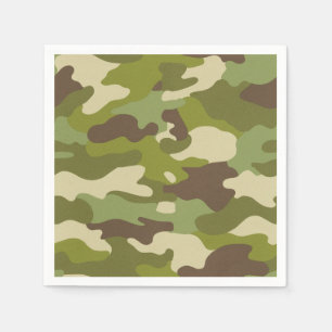 Servilleta De Papel Camuflaje militar