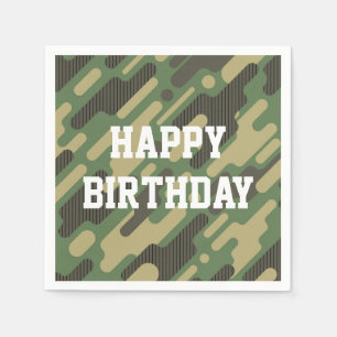 Servilleta De Papel Camuflaje militar digital