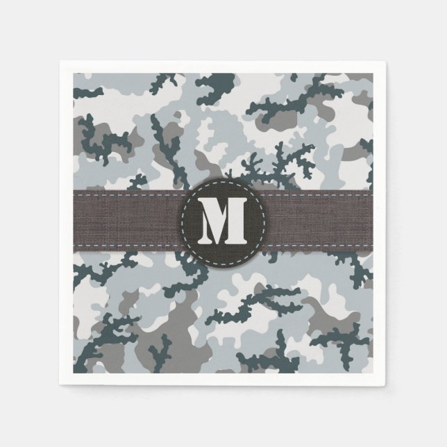 Servilleta De Papel Camuflaje urbano (Anverso)