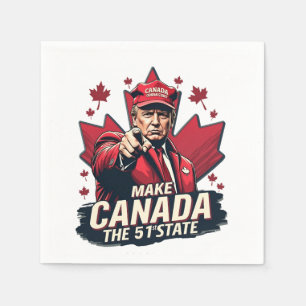 Servilleta De Papel Canadá: el 51° Estado Trump Canadá
