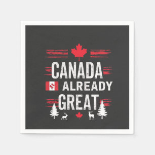 Servilleta De Papel Canadá ya es grande Anti MAGA Anti Trump