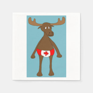 Servilleta De Papel ¿Canadiense, Eh? Alces