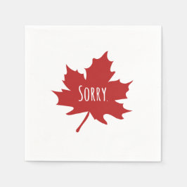 Servilleta De Papel Canadiense gracioso