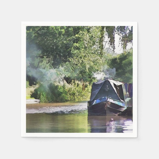 SERVILLETA DE PAPEL CANAL BOATS (Anverso)