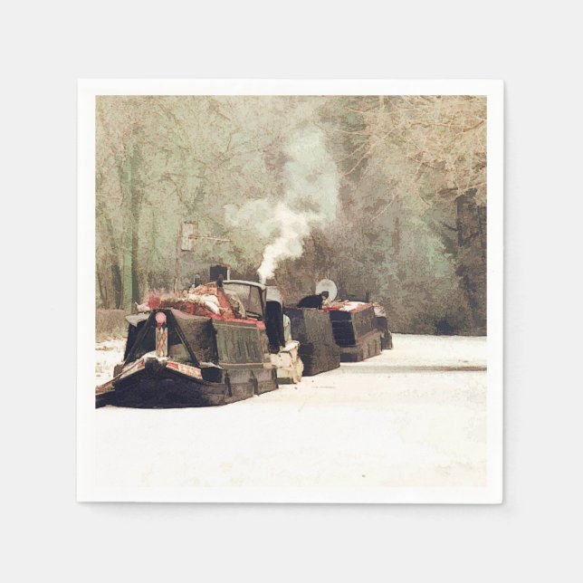 SERVILLETA DE PAPEL CANAL BOATS (Anverso)