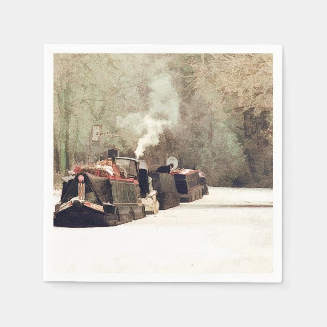 SERVILLETA DE PAPEL CANAL BOATS (Anverso)