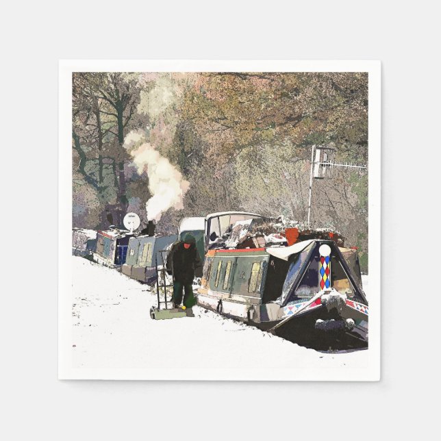 SERVILLETA DE PAPEL CANAL BOATS UK (Anverso)