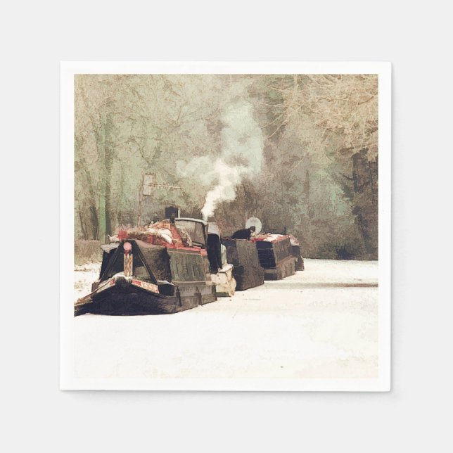 SERVILLETA DE PAPEL CANAL BOATS UK (Anverso)