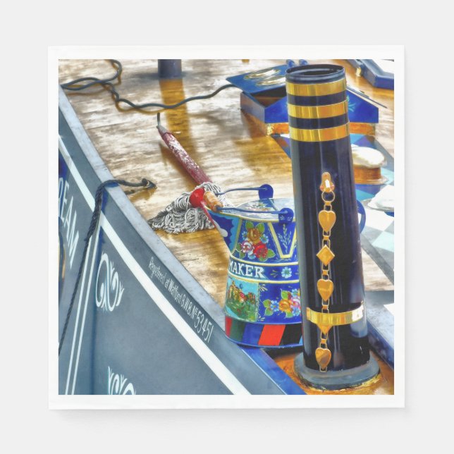 SERVILLETA DE PAPEL CANAL NARROWBOAT (Anverso)