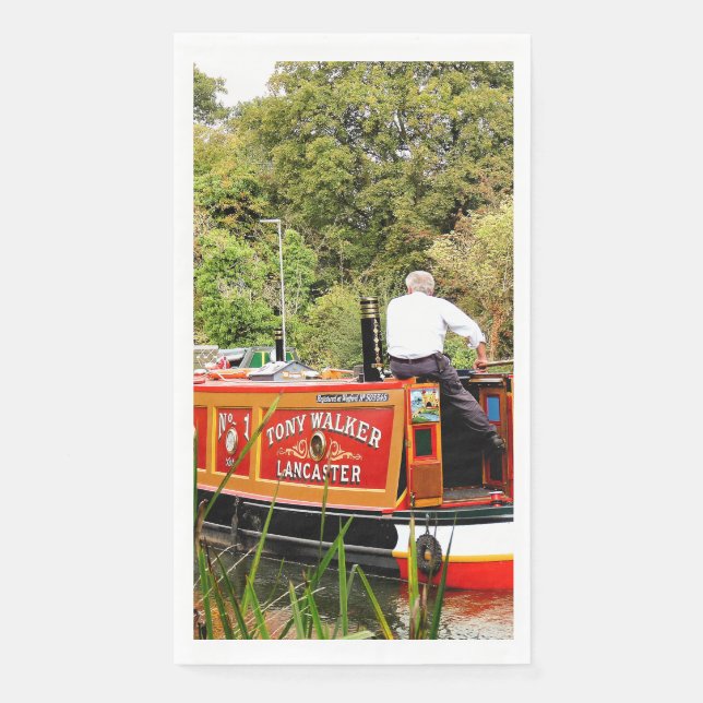 SERVILLETA DE PAPEL CANAL NARROWBOATS (Anverso)