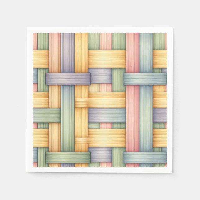 Servilleta De Papel Canasta de Pascua (Anverso)