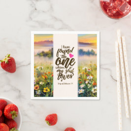 Servilleta De Papel Canción de Salomón 3:4 He encontrado la Biblia Uno