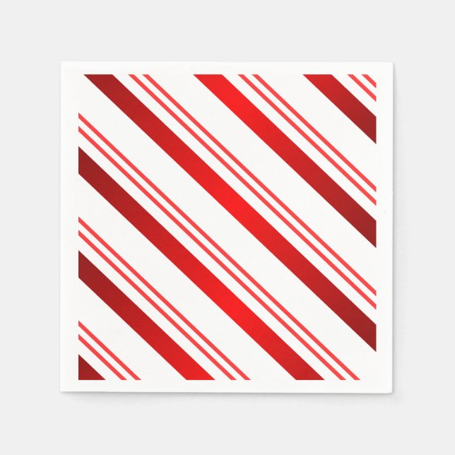 Servilleta De Papel Candy Cane (Anverso)