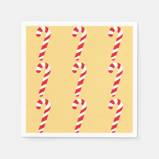 Servilleta De Papel Candy Cane (Anverso)