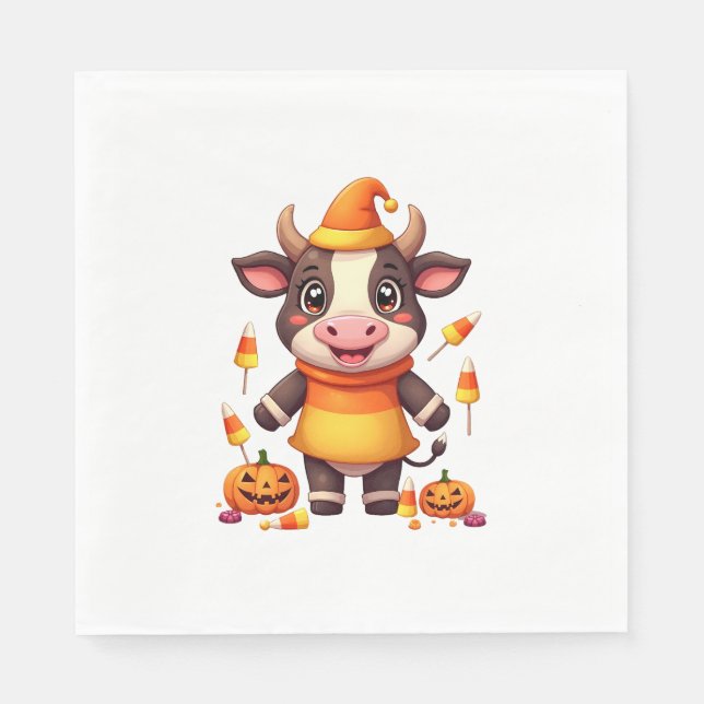 Servilleta De Papel Candy Corn Cow (Anverso)