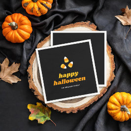 Servilleta De Papel Candy Corn Happy Halloween Fiesta