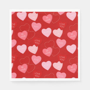 Servilleta De Papel Candy Heart Cascade