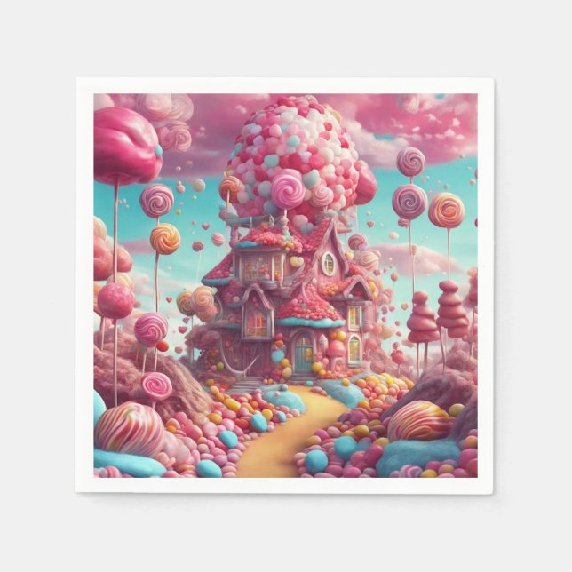 Servilleta De Papel Candy House (Anverso)
