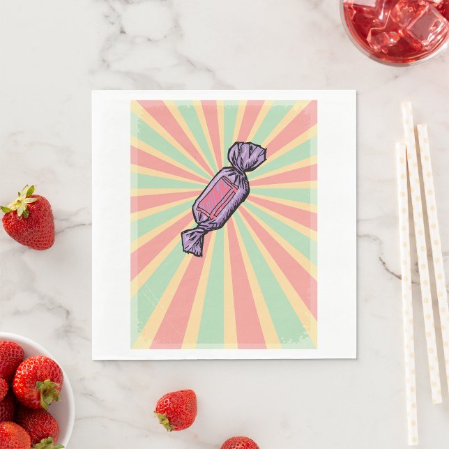 Servilleta De Papel Candy Lollie Paper Napkins (Subido por el creador)